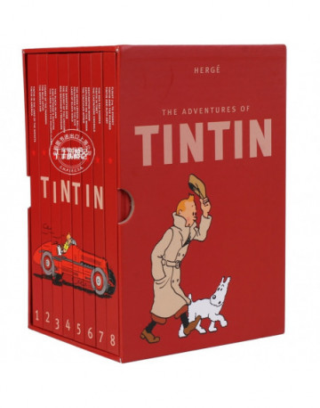 8 books Gift Box Set Tintin...